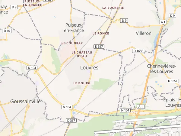 Plan de Louvres