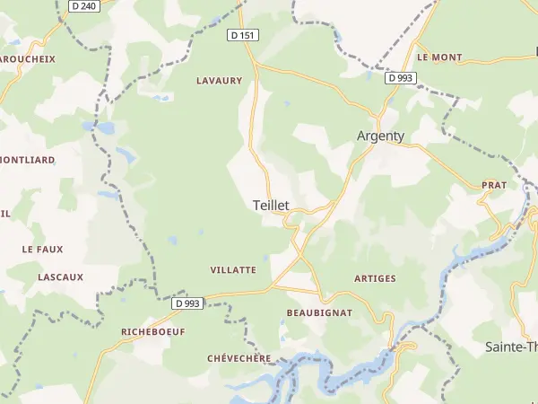 Plan de Teillet-Argenty