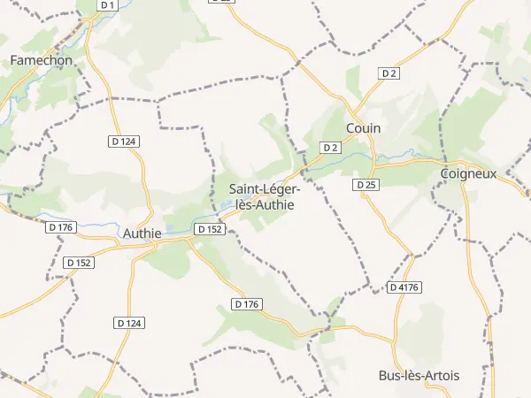 Plan de Saint-Léger-lès-Authie