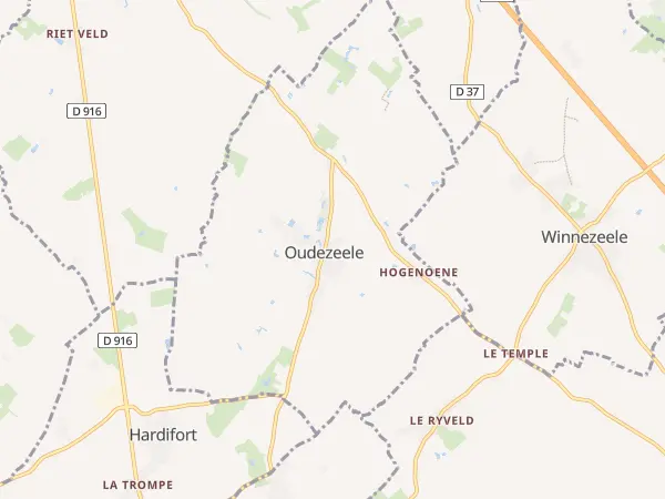 Plan de Oudezeele