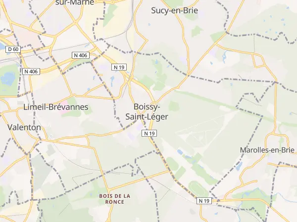 Plan de Boissy-Saint-Léger