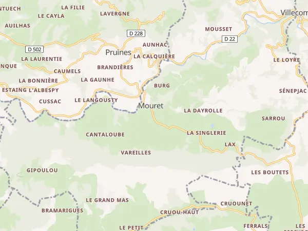 Plan de Mouret