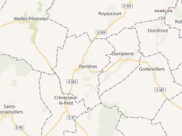 Plan de Ferrières