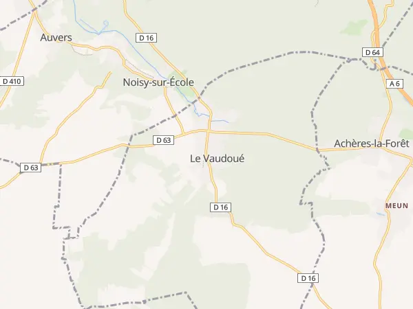Plan du Vaudoué