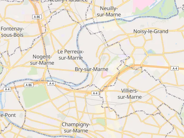 Plan de Bry-sur-Marne
