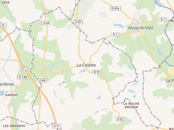 Plan de La Celette