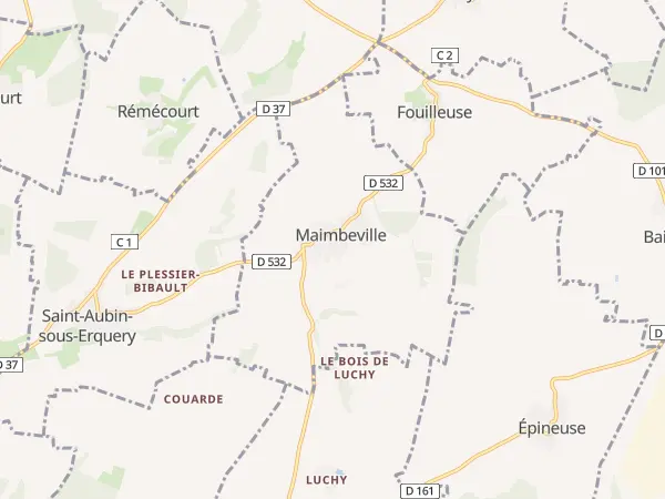 Plan de Maimbeville