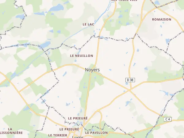 Plan de Noyers