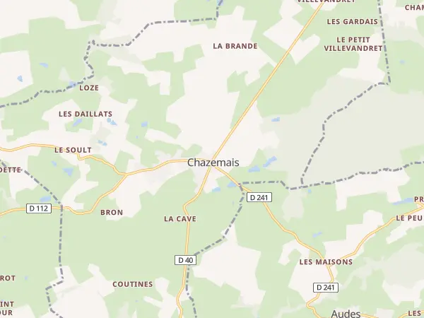 Plan de Chazemais