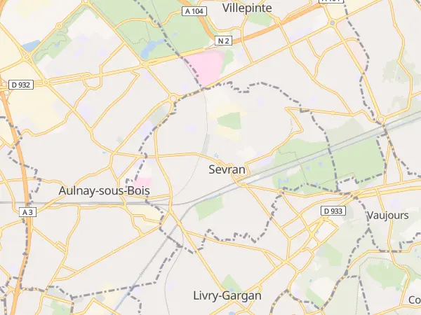 Plan de Sevran