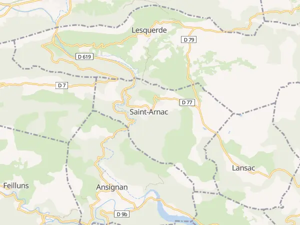 Plan de Saint-Arnac