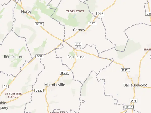 Plan de Fouilleuse