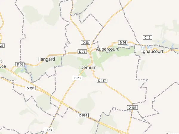 Plan de Démuin