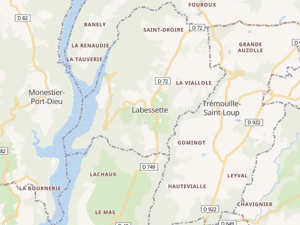 Plan de Labessette