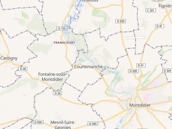 Plan de Courtemanche