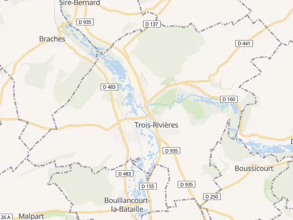 Plan de Trois-Rivières