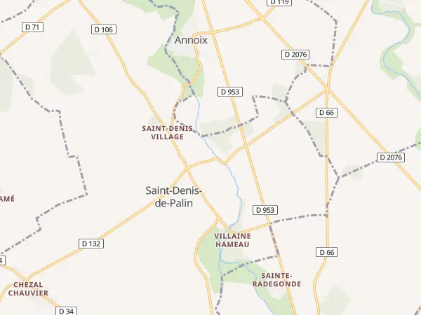 Plan de Saint-Denis-de-Palin