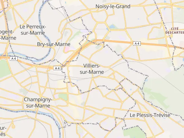 Plan de Villiers-sur-Marne