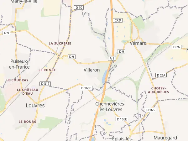 Plan de Villeron