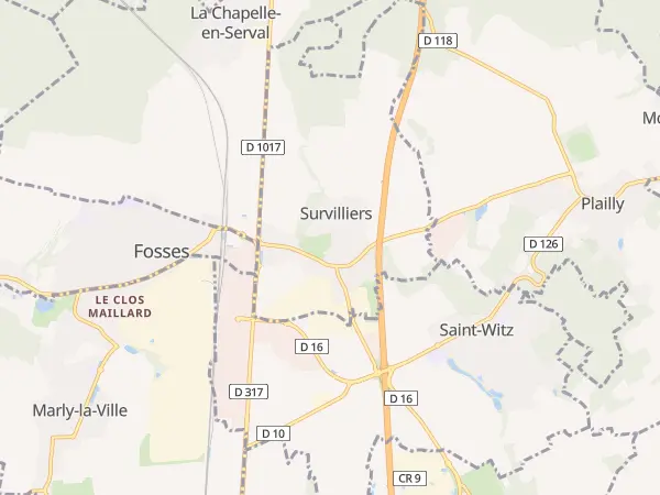 Plan de Survilliers