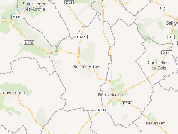 Plan de Bus-lès-Artois