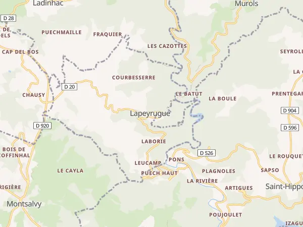 Plan de Lapeyrugue