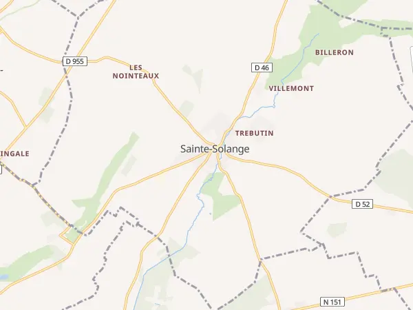 Plan de Sainte-Solange