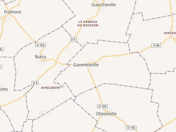 Plan de Garentreville