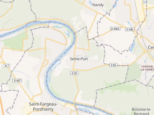 Plan de Seine-Port
