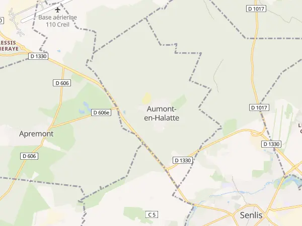 Plan de Aumont-en-Halatte
