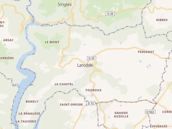 Plan de Larodde
