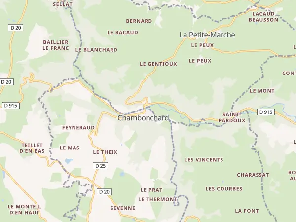 Plan de Chambonchard