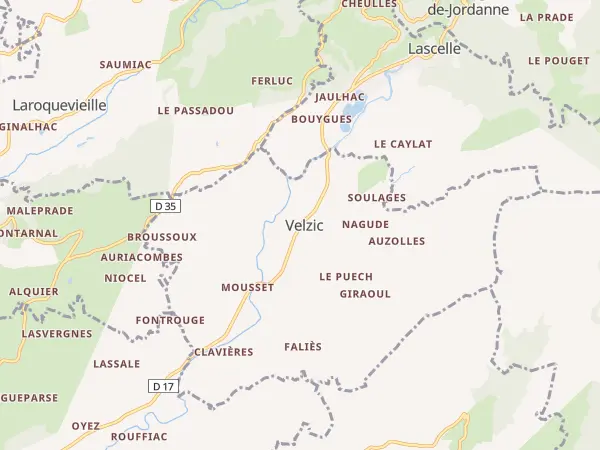 Plan de Velzic