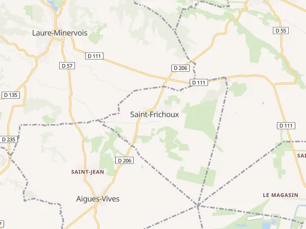 Plan de Saint-Frichoux
