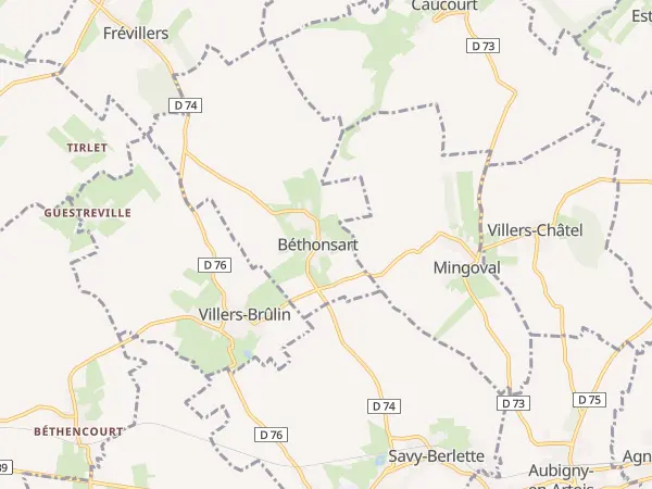 Plan de Béthonsart