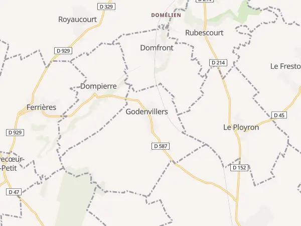 Plan de Godenvillers