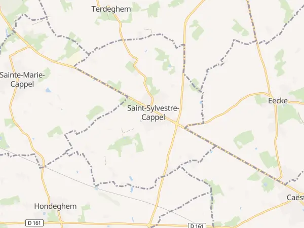 Plan de Saint-Sylvestre-Cappel