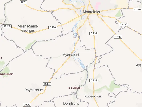Plan de Ayencourt