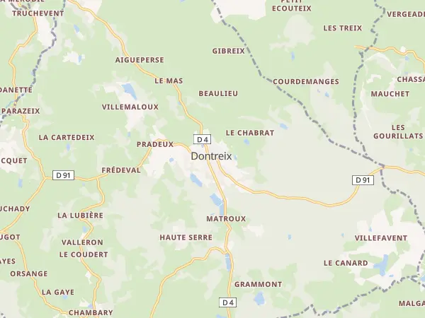 Plan de Dontreix