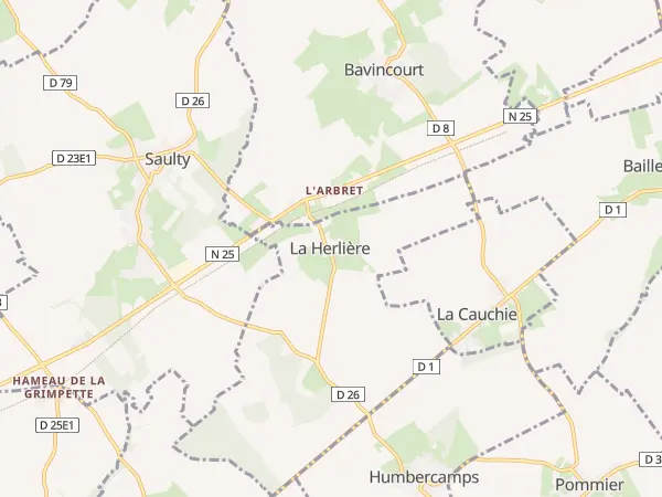 Plan de La Herlière