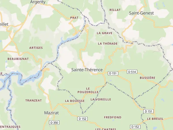 Plan de Sainte-Thérence