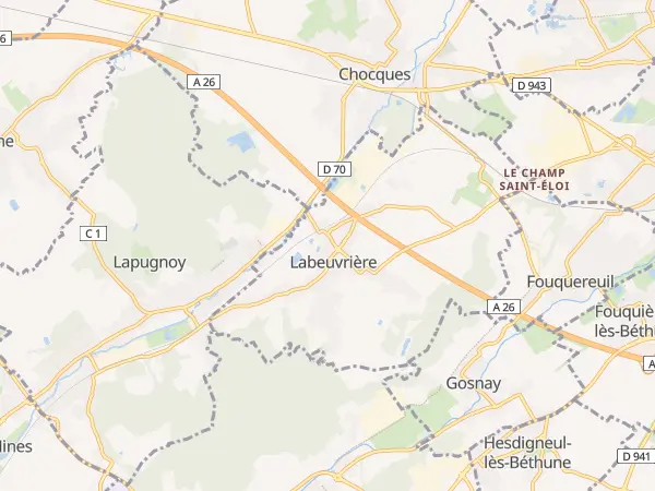 Plan de Labeuvrière