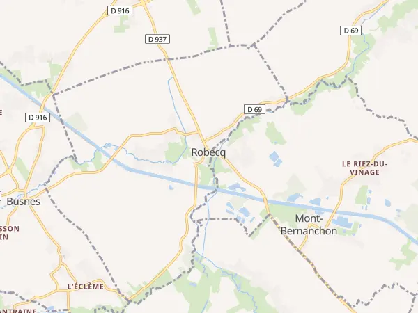 Plan de Robecq