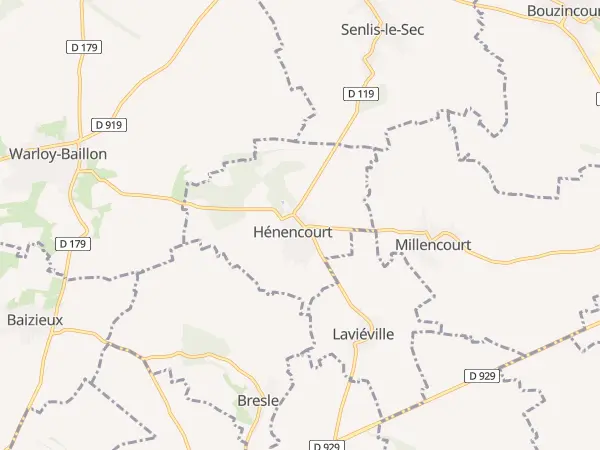 Plan de Hénencourt