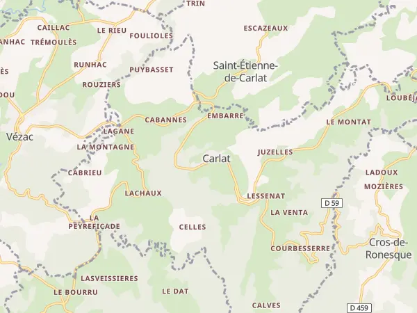 Plan de Carlat