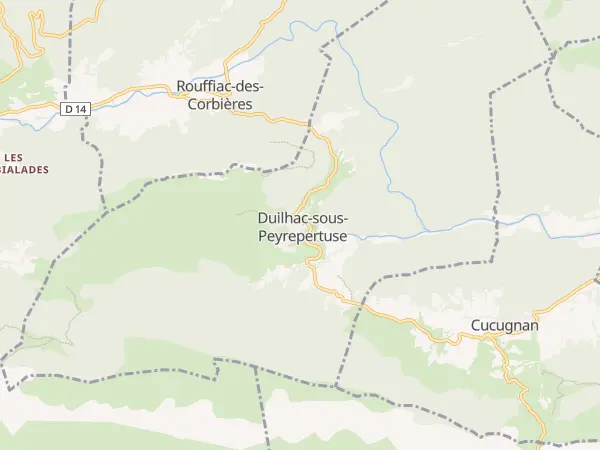 Plan de Duilhac-sous-Peyrepertuse