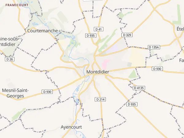 Plan de Montdidier