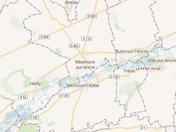 Plan de Ribemont-sur-Ancre