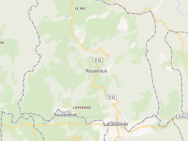 Plan de Rouairoux