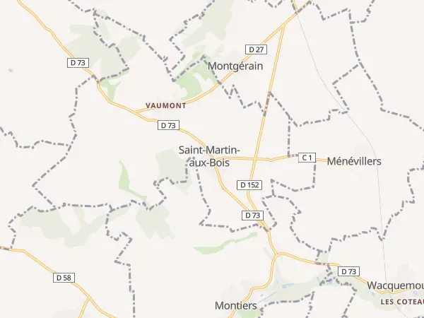 Plan de Saint-Martin-aux-Bois